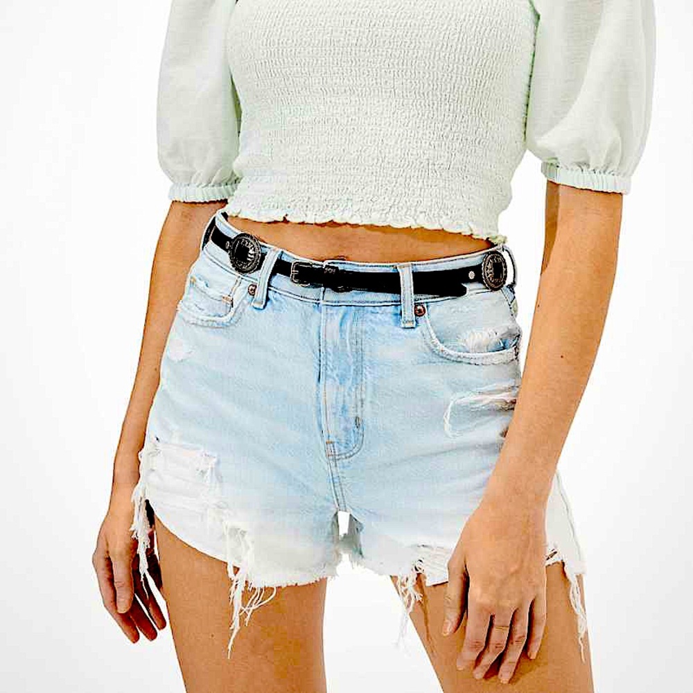 American Eagle Denim Mom Shorts